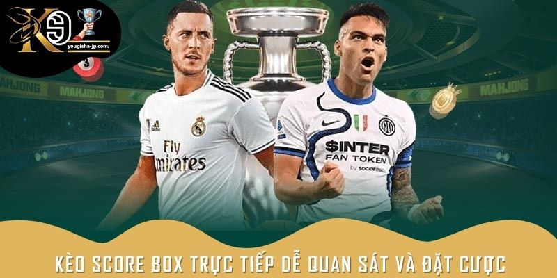 Kèo score box trực tiếp dễ quan sát và đặt cược nhanh chóng